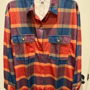 Lightweight Flannel Dress. Can be worn with a belt and cowboy boots.